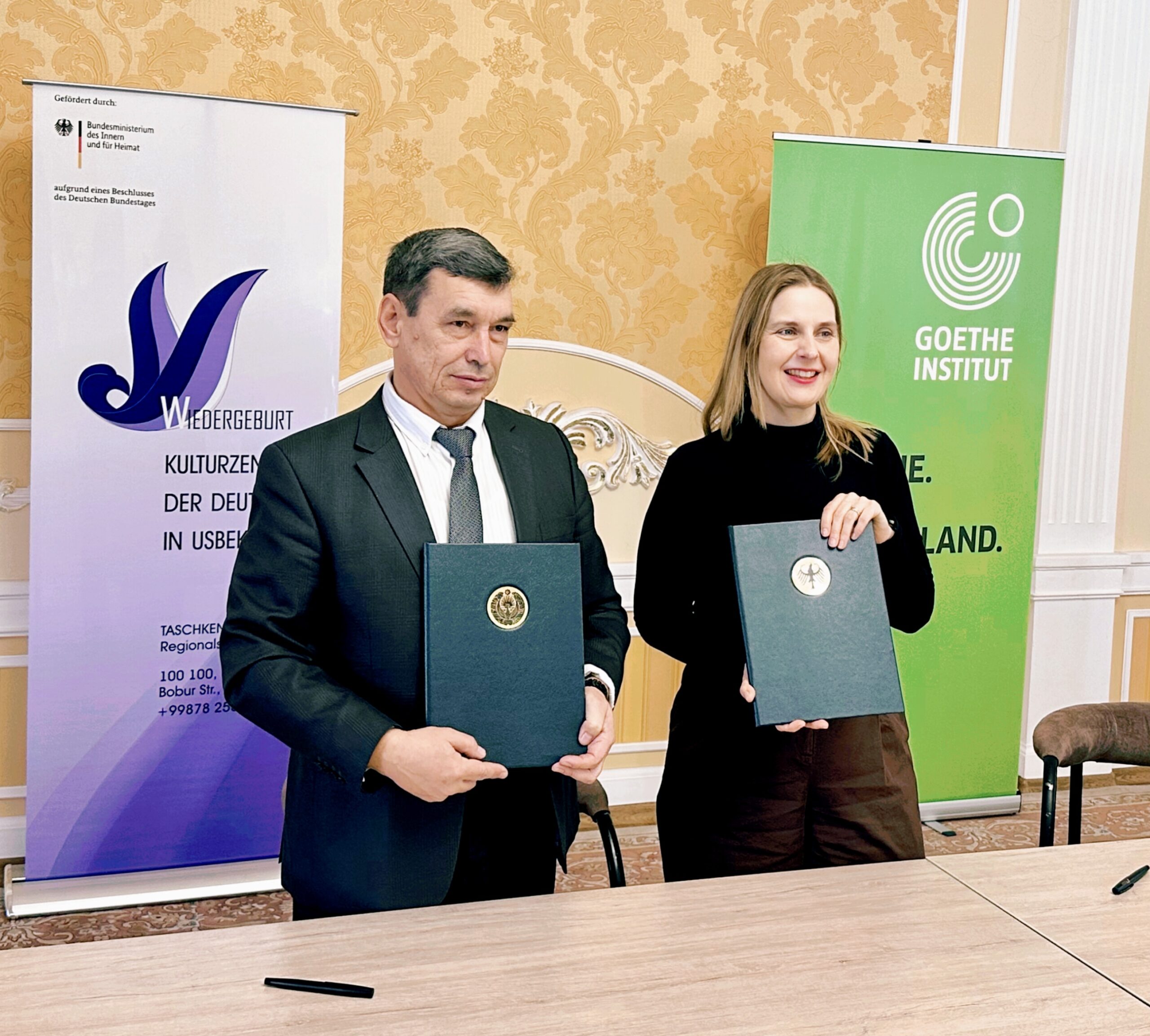 Вы сейчас просматриваете Культурный центр Wiedergeburt и Гёте-Институт Узбекистан подписали Меморандум о сотрудничестве